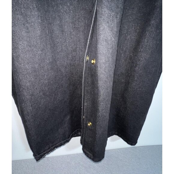 Vintage David James Coat Mens XXLarge Denim Duster Southwestern Made USA 90s - Picture 11 of 16